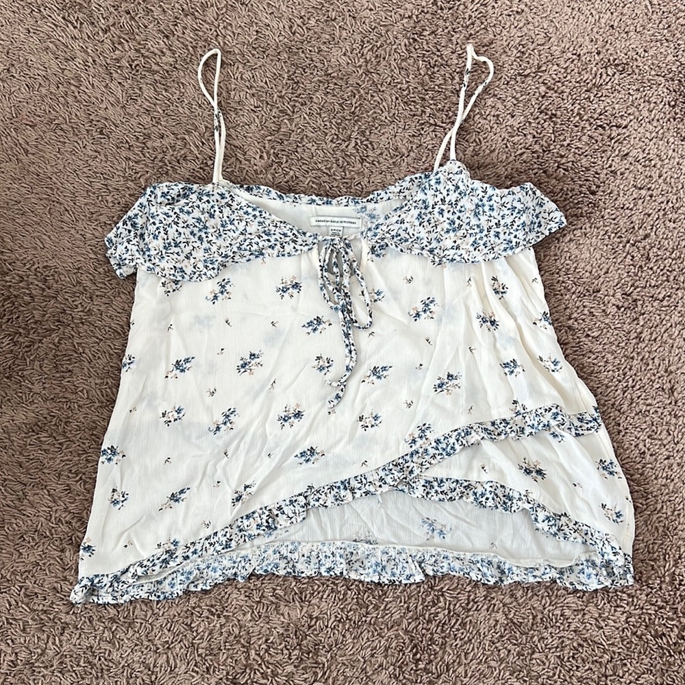 American eagle patterned summer tank top